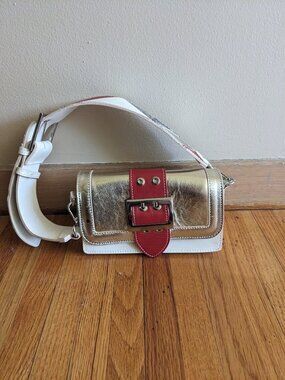 Victoria Napoli tri tone accordion bag